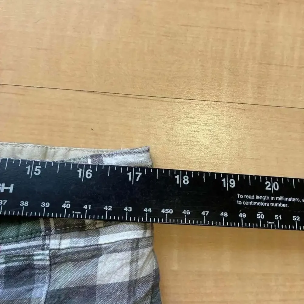 Alexander Julian Southern Style Patchwork Plaid Shorts 38